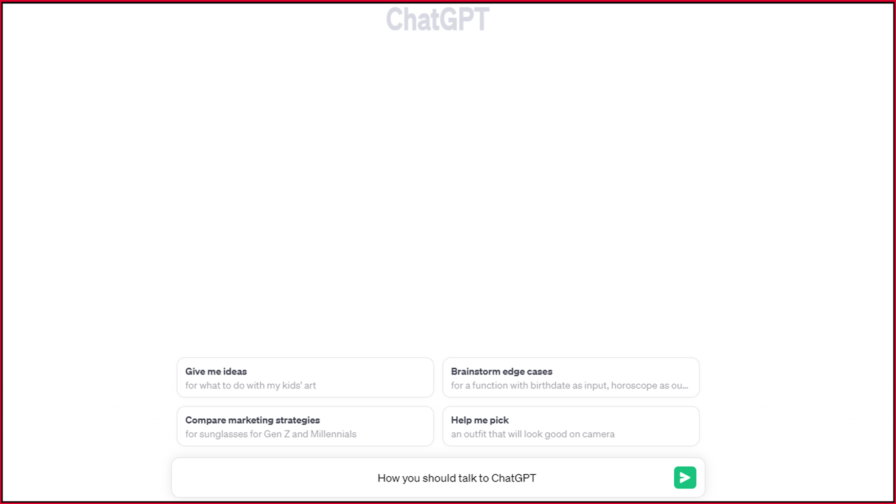 ChatGPT - Prompting Tipps